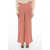 AllSaints Sheer Fabric Hezzy Pants With Drawstring Waist Pink