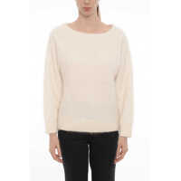 Pulovere Cashmere Boat Neckline Sweater Femei