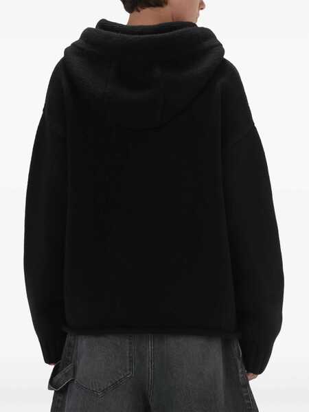 Bluze de trening JW Anderson JW Anderson Anchor Jwa Hoodie Black Barbati (BM 15285871) 4