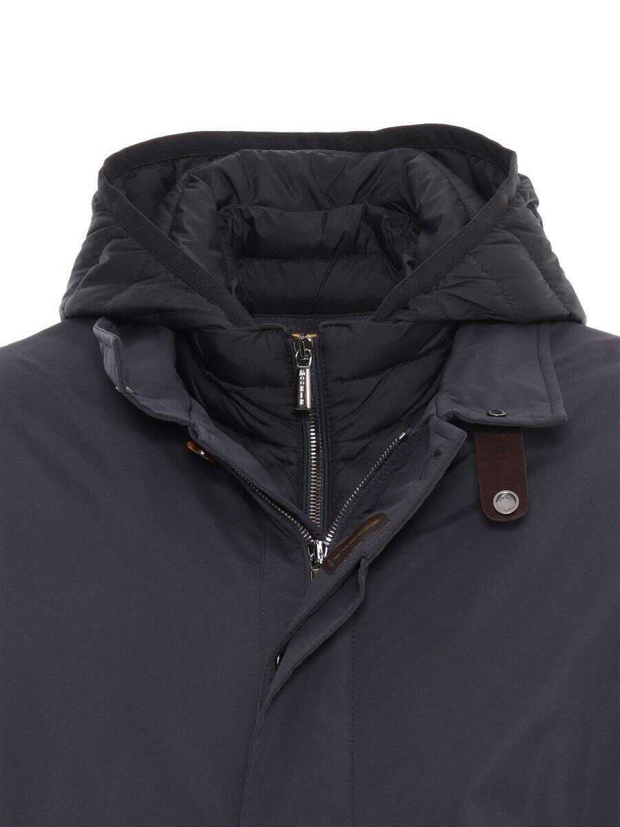 Paltoane Moorer Moorer Coat BLUE Barbati (BM 15286792) 4