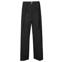 Pantaloni casual Erika Cavallini Wool Twill Amelia Trousers Femei