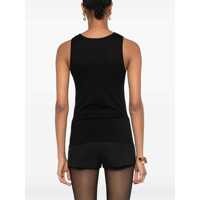 Topuri Dama - Bluze Saint Laurent Cassandre Top BLACK Femei (BM 15290767) - B-mall.ro