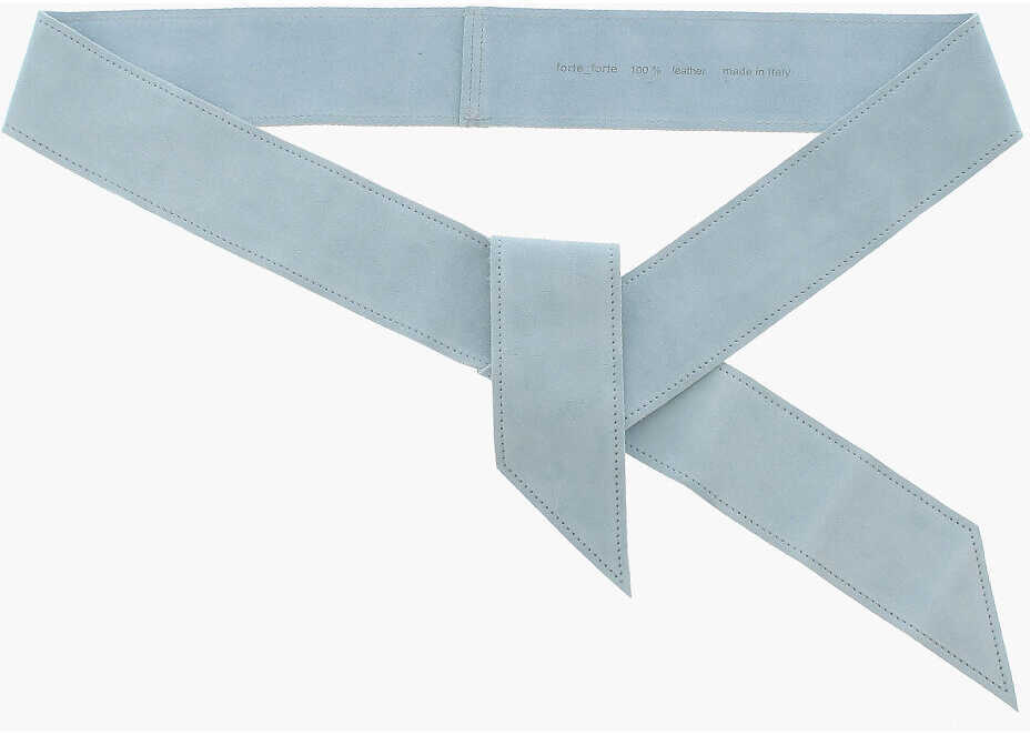 Curele forteforte Solid Color Leather Belt Without Buckle Light Blue Femei (BM 15290773) 2