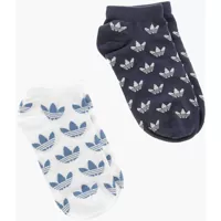 Sosete Set Of 2 Cotton Blend Socks With All-Over Logo Fete