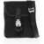 Neil Barrett Solid Color Mini Bag With Leather Trims Black