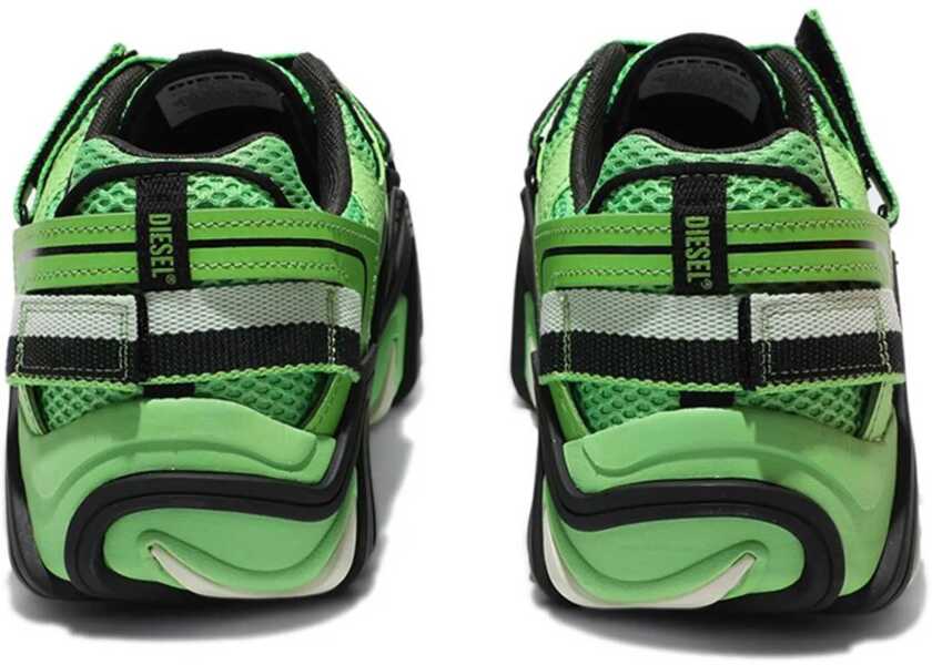 Sneakers Diesel Mesh S-Prototype-Cr Sneakers With Velcro Fastening Green Barbati (BM 15290977) 3