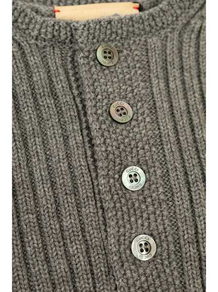 Pulovere casual Gucci J L/S CREW NECK WO RIB ST Gray Fete (BM 15291226) 3