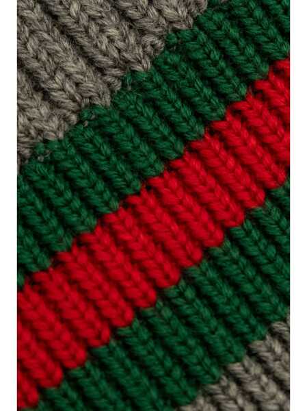 Pulovere casual Gucci J L/S CREW NECK WO RIB ST Gray Fete (BM 15291226) 4