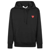 Bluze de trening Comme Des Garçons Emblem Heart Cotton Hoodie Barbati