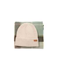 Caciuli Barbour "Pendle" Beanie & Scarf Set Femei