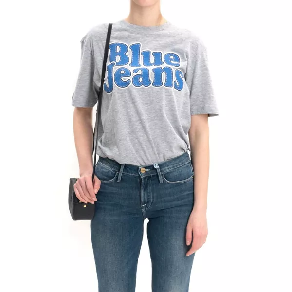 Tricouri DSQUARED2 Dsquared2 Cotton T-Shirt Gray Femei (BM 15305629) 2