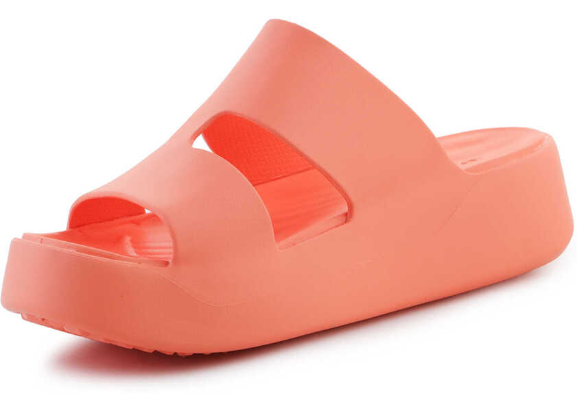 Slapi Crocs Getaway Platform H-Strap Orange Femei (BM 15305677) 3