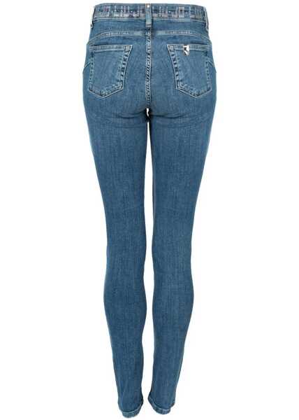 Pantaloni casual Liu Jo Divine UF2013 Niebieski Barbati (BM 15305713) 4