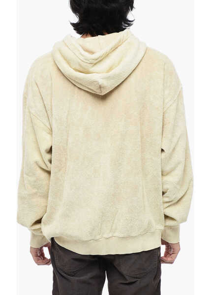 Bluze de trening Diesel Terry Cotton S-Ummery Hoodie Sweatshirt Yellow Barbati (BM 15305878) 2