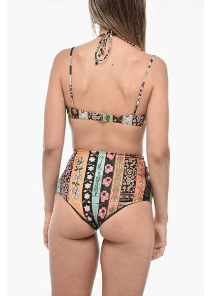 Costume de baie 2 piese AGUA BY AGUA BENDITA High-Waisted Soya Geranio Bikini Set With Bralette Multicolor Femei (BM 15305881) 2