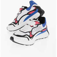 Sneakers Leather Low-Top Sneakers With Color Block Details Barbati