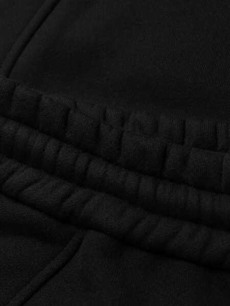 Pantaloni de trening Off-White Brushed Cotton Straight Fit Round Joggers Black Femei (BM 15305998) 5