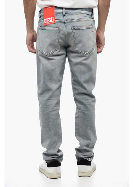 Blugi drepti Diesel Light-Washed 2019 D-Strukt Denims L.32 Blue Barbati (BM 15306040) 2