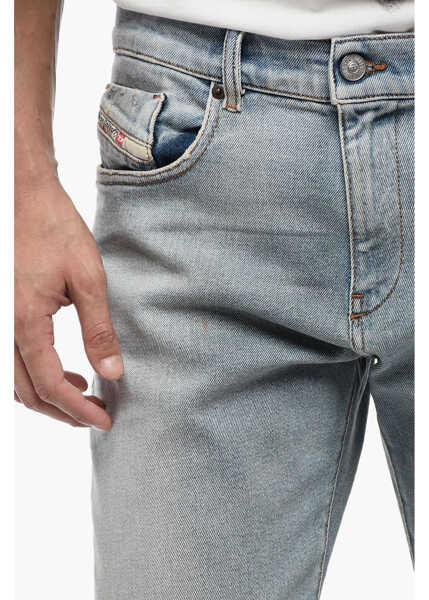 Blugi drepti Diesel Light-Washed 2019 D-Strukt Denims L.32 Blue Barbati (BM 15306040) 3