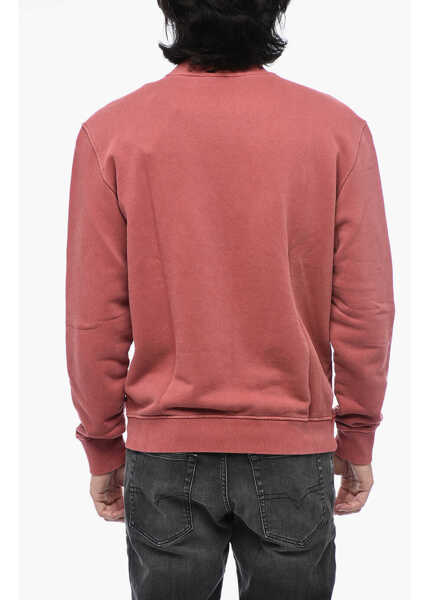 Bluze de trening Diesel Logoed S-Noris-Jac Half Turtleneck Sweatshirt Red Barbati (BM 15306046) 2