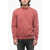 Diesel Logoed S-Noris-Jac Half Turtleneck Sweatshirt Red