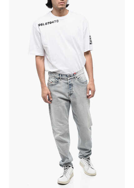 Blugi drepti Diesel Tapered-Fit 2005 D-Fining Denims With Light Wash L.32 Blue Barbati (BM 15306058) 4