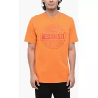 Tricouri T-Just-L21 T-Shirt With Contrasting Logo Lettering Barbati