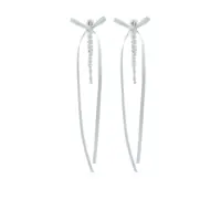 Cercei Simone Rocha Bow Ribbon Drip Earrings Accessories Femei
