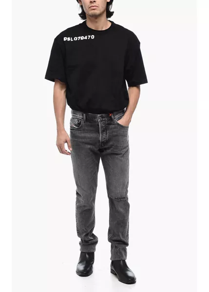 Blugi drepti Diesel Straight-Leg 1995 D-Sark Denims L.32 Black Barbati (BM 15313951) 4