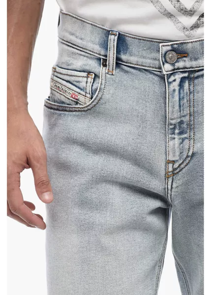 Blugi drepti Diesel Light-Washed 2021 D-Vocs Denims L.32 Blue Barbati (BM 15313963) 3