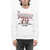 Diesel Printed S-Ginn-K36 Crewneck Sweatshirt White