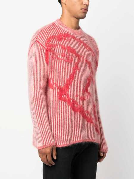 Pulovere Diesel Merino Wool K-Edro Sweater Red Barbati (BM 15315799) 3