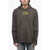 Diesel T-Crone-Ls Hoodie Sweatshirt With Washed Effect Brown