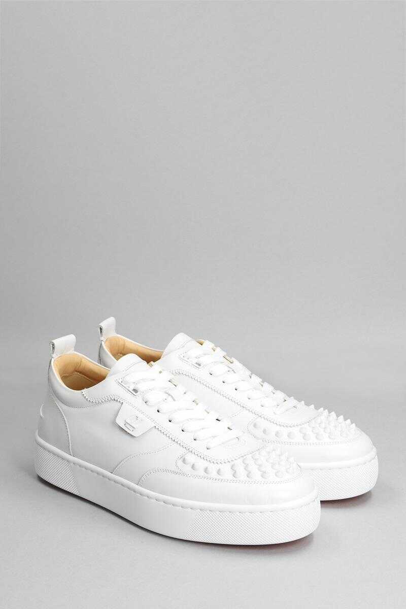 Sneakers Christian Louboutin Christian Louboutin Happyrui Spikes Sneakers WHITE Barbati (BM 15318397) 2