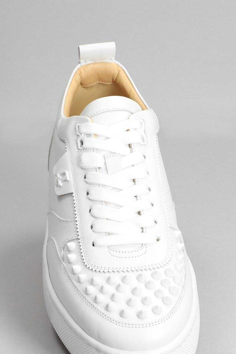 Sneakers Christian Louboutin Christian Louboutin Happyrui Spikes Sneakers WHITE Barbati (BM 15318397) 5
