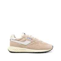 Sneakers Autry Reelwind Low Nylon And Leather Craquele Pepper And White Sneakers Femei