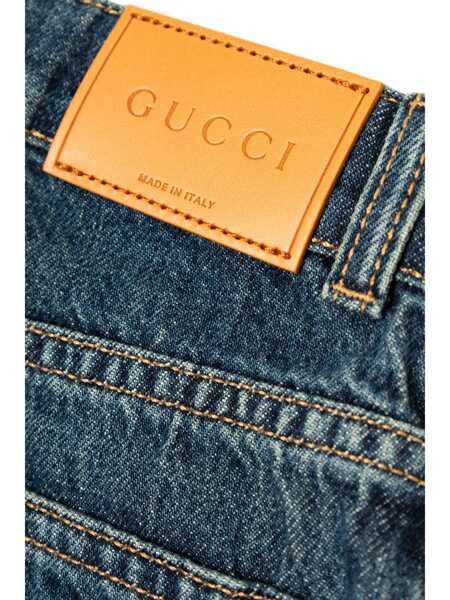 Pantaloni casual Gucci JU PANTS ECO WASHED DENIM Blue Fete (BM 15324994) 4