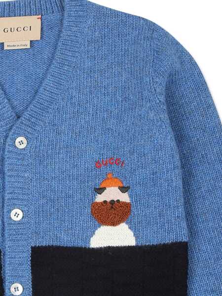 Cardigane Gucci B L/S CARDIGAN WO PLAIN ST W/L Blue Fete (BM 15325024) 3