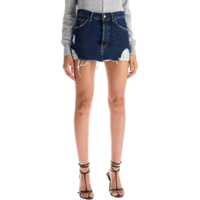 Fuste scurte Destroyed Denim Mini Skirt Femei