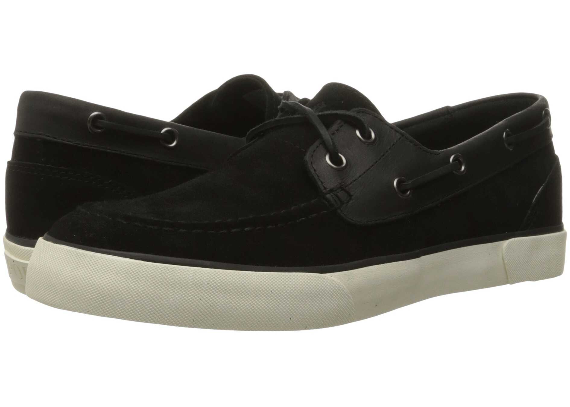 Pantof Ralph Lauren Rylander Black/Black Sport Suede/Smooth Oil Leather