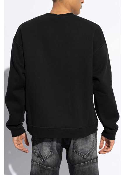 Bluze de trening DSQUARED2 Logoed Sweatshirt BLACK Barbati (BM 15326356) 4