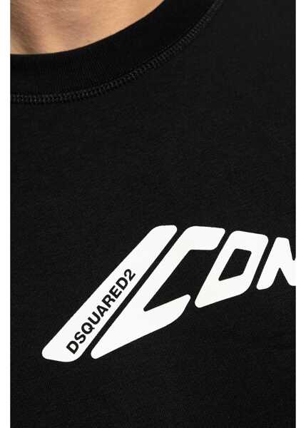 Bluze de trening DSQUARED2 Logoed Sweatshirt BLACK Barbati (BM 15326356) 5