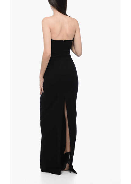 Rochii lungi MONOT Off-Shoulder Sheath Dress With Cut-Out Design Black Femei (BM 15326704) 2