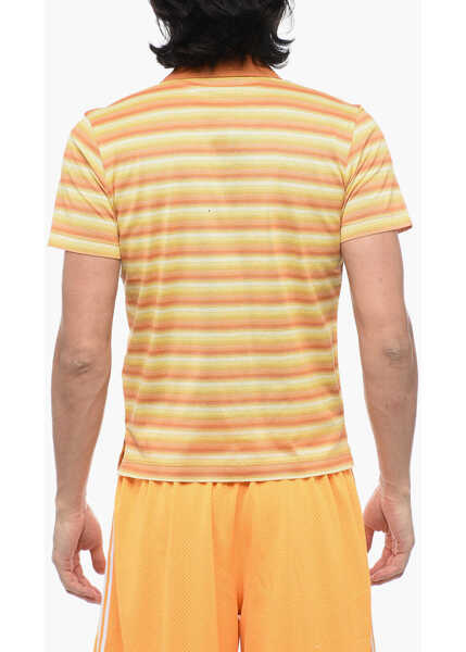 Tricouri Polo CORNELIANI Id Striped Short Sleeved Polo Orange Barbati (BM 15326956) 2