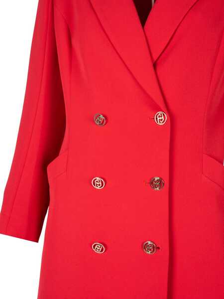 Rochii casual Liu Jo Robemanteau JF2016 Czerwony Femei (BM 15327115) 3