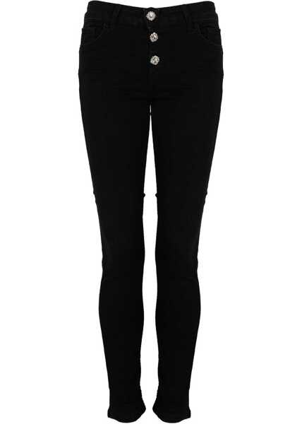 Pantaloni casual Liu Jo Monroe UF2054 Czarny Barbati (BM 15327139) 2