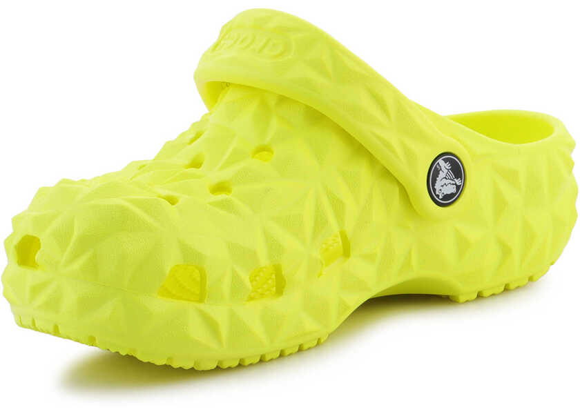 Papuci Crocs Classic Geometric Clog Kids Green Baieti (BM 15327178) 3