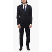 Costume Virgin Wool Academy Cerimonia Suit With Shawl Lapel Barbati