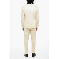 Costume CORNELIANI pentru Barbati - Costume CORNELIANI Cerimonia 3-Piece Wool And Silk Suit With Peak Lapel White Barbati (BM 15327199) - B-mall.ro