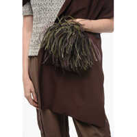 Imbracaminte STEPHAN JANSON Dama - Poncho STEPHAN JANSON Silk Stole With Feathered Details Brown Femei (BM 15327361) - B-mall.ro
